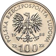 100 złotych 1988 MW   "70 rocznica Powstania Wielkopolskiego" (PRÓBA)