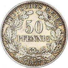 50 пфеннигов 1877 F  