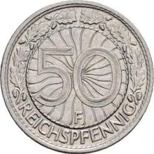 50 Reichspfennig 1930 F  