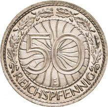 50 Reichspfennig 1927 E  