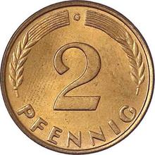 2 Pfennig 1950 G  
