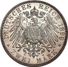 2 марки 1899 A   "Гессен"