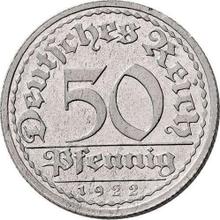 50 fenigów 1922 A  