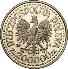 200000 złotych 1994 MW  BCH "Bitwa Monte Cassino" (PRÓBA)