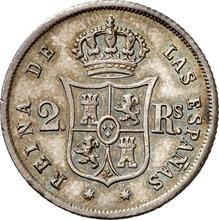 2 reales 1859   