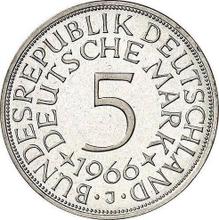 5 марок 1966 J  
