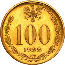 100 марок 1922    "Юзеф Пилсудский" (Пробные)