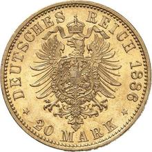 20 Mark 1886 A   "Preussen"