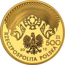 500 złotych 2012 MW   "Mistrzostwa Europy w Piłce Nożnej - EURO 2012"