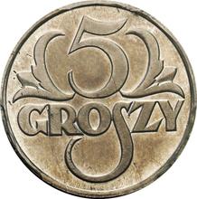 5 groszy 1925   WJ (Pruebas)