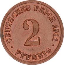 2 Pfennig 1911 D  