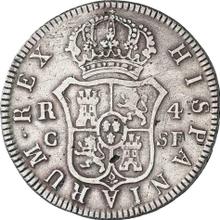 4 reales 1811 C SF  "Popiersie w zbroi"