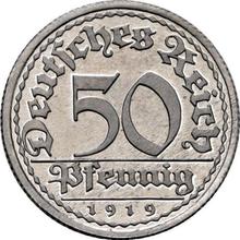 50 fenigów 1919 E  