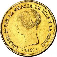 100 Reales 1851 M CL 