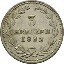 3 Kreuzer 1832   