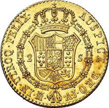 2 escudo 1831 M AJ 