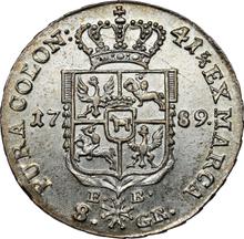 Dwuzłotówka (8 groszy) 1789  EB 
