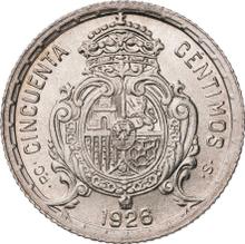 50 centimos 1926  PCS 