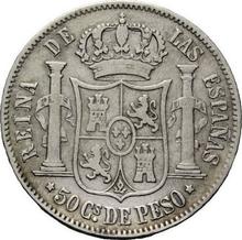 50 centavos 1867   