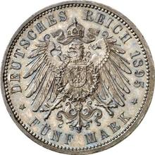 5 marcos 1895 A   "Hessen"