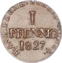 1 Pfennig 1827   