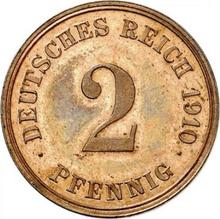 2 Pfennig 1910 E  