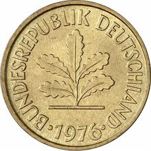 5 Pfennige 1976 D  