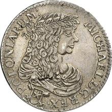 Złotówka (1/3 de tálero) 1671  MH  (Prueba)