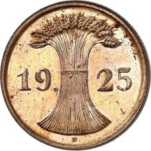 2 Reichspfennigs 1925 D  