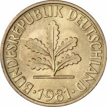 10 Pfennig 1981 D  