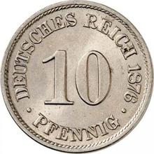 10 Pfennig 1876 B  