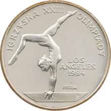 500 злотых 1983 MW  SW "XXIII летние Олимпийские Игры - Лос-Анджелес 1984" (Пробные)