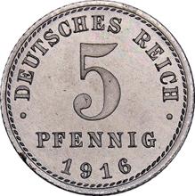 5 Pfennig 1916 A  