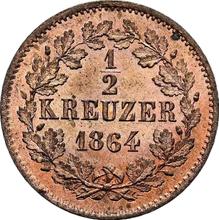 Medio kreuzer 1864   