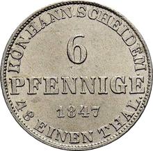 6 fenigów 1847  B 