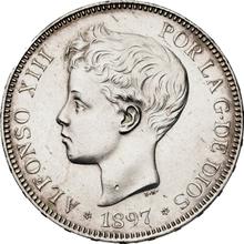 5 pesetas 1897  SGV 