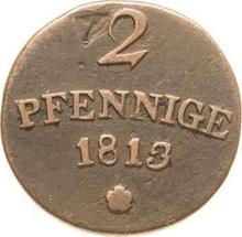 2 пфеннига 1813   