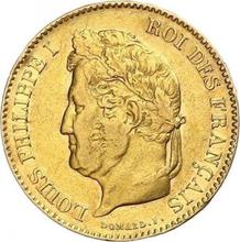 40 francos 1832 A  