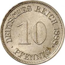 10 fenigów 1888 G  