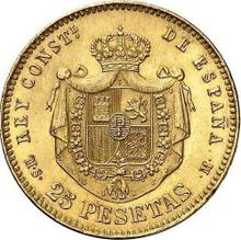 25 pesetas 1881  MSM 