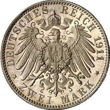 2 марки 1911 E   "Саксония"