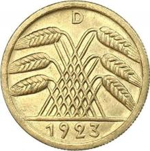 50 Rentenpfennig 1923 D  