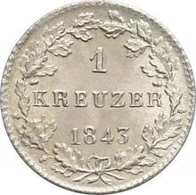 1 Kreuzer 1843   