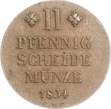 2 Pfennig 1834  CvC 