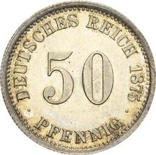 50 пфеннигов 1875 D  