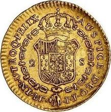 2 escudos 1800  IJ 
