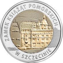 5 złotych 2016 MW   "Zamek Książąt Pomorskich w Szczecinie"