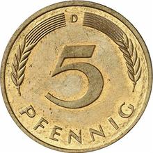 5 Pfennige 1993 D  