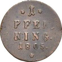 1 Pfennig 1805   