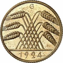 10 Reichspfennigs 1924 G  
